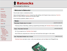 Tablet Screenshot of batsocks.co.uk